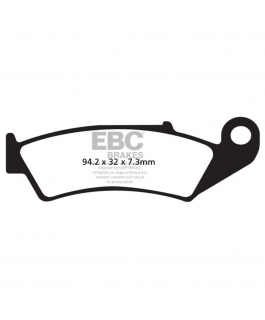 Fa125X Fr Brk Pads Honda Cr125 250 500