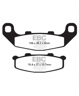 Fa141 Brk Pads Kawa Ex250 88-07 Zr550 90