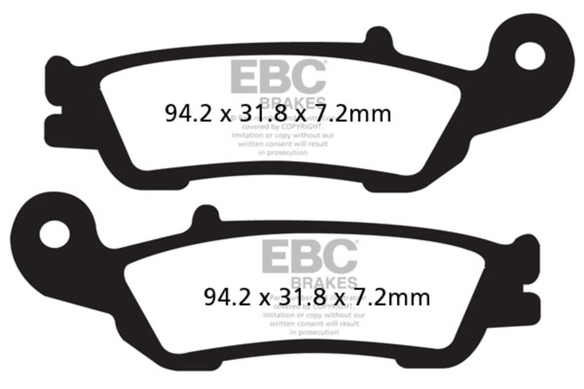 Fa450R Brk Pad Yama Yz125/250/450 08-10