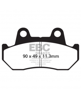 Fa69/3 R Brk Pads Honda Vt1100C2/Kawa