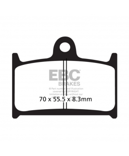 Fa236 Brk Pad Fr Triumph Daytona