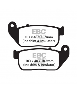 Fa381 Brk Pad Harley Xl883 Xl1200 04-12