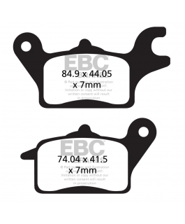 Fa691Hh Brk Pad Kawa Kx500E 96-04