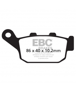 Fa140V R Brk Pad Hond Cb750/Kawa/Triumph