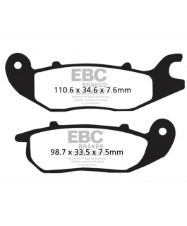Fa375Hh Brk Pad Honda Mt250K 76
