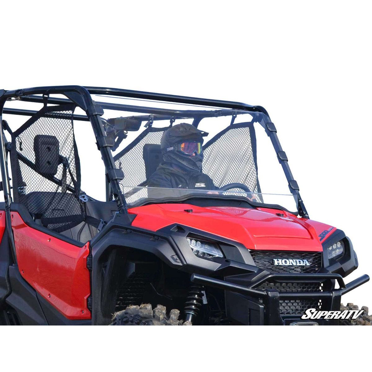 Pioneer 1000 Full Windshield Scratch Res