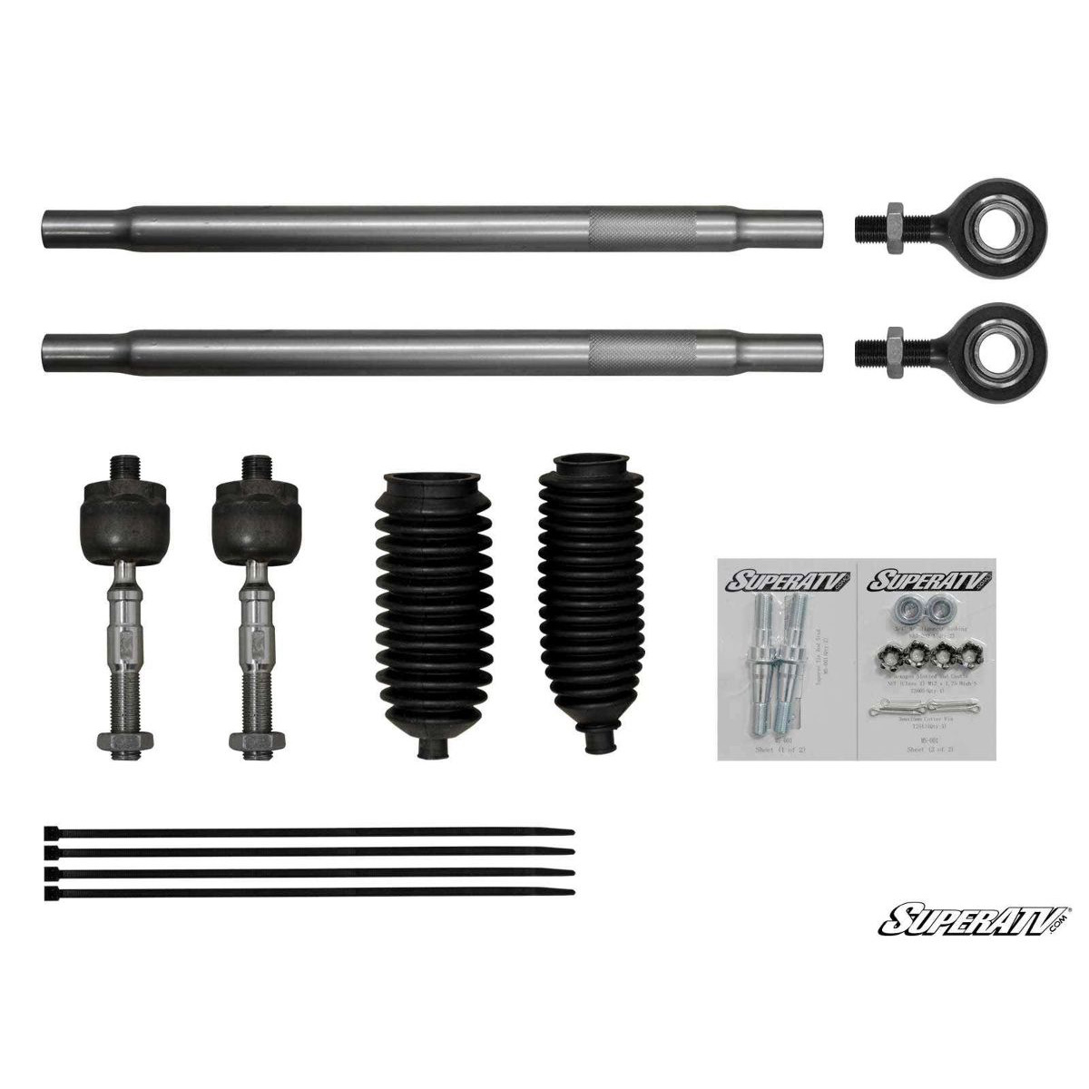 Rzr Xp Turbo Stock Repl Tube Tie Rod Kit