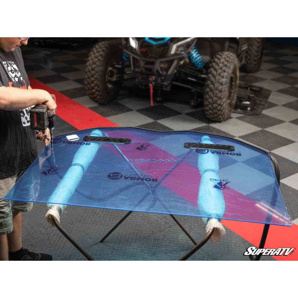 Custom Cage Windshield Kit Rzr Xp 1000