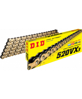 520Vx3-120L Gold&Black Chain