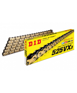 525Vx3-120L Gold&Black Did Chain