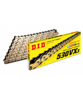 530Vx3-120L Gold&Black Did Chain
