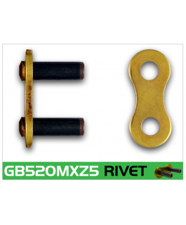 Gb520Mxz5 Rivet Link Gold Rk