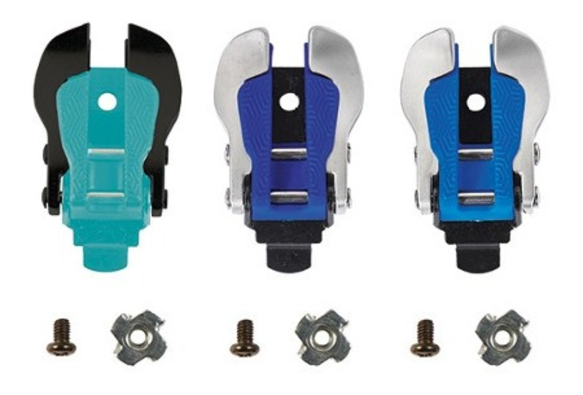 Alu & Nylon Buckle Sil/Royal Blue (1 Pie