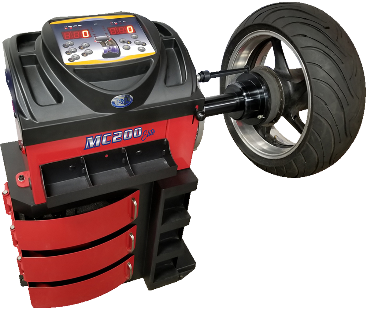 Mc200 Elite Wheel Balancer Red