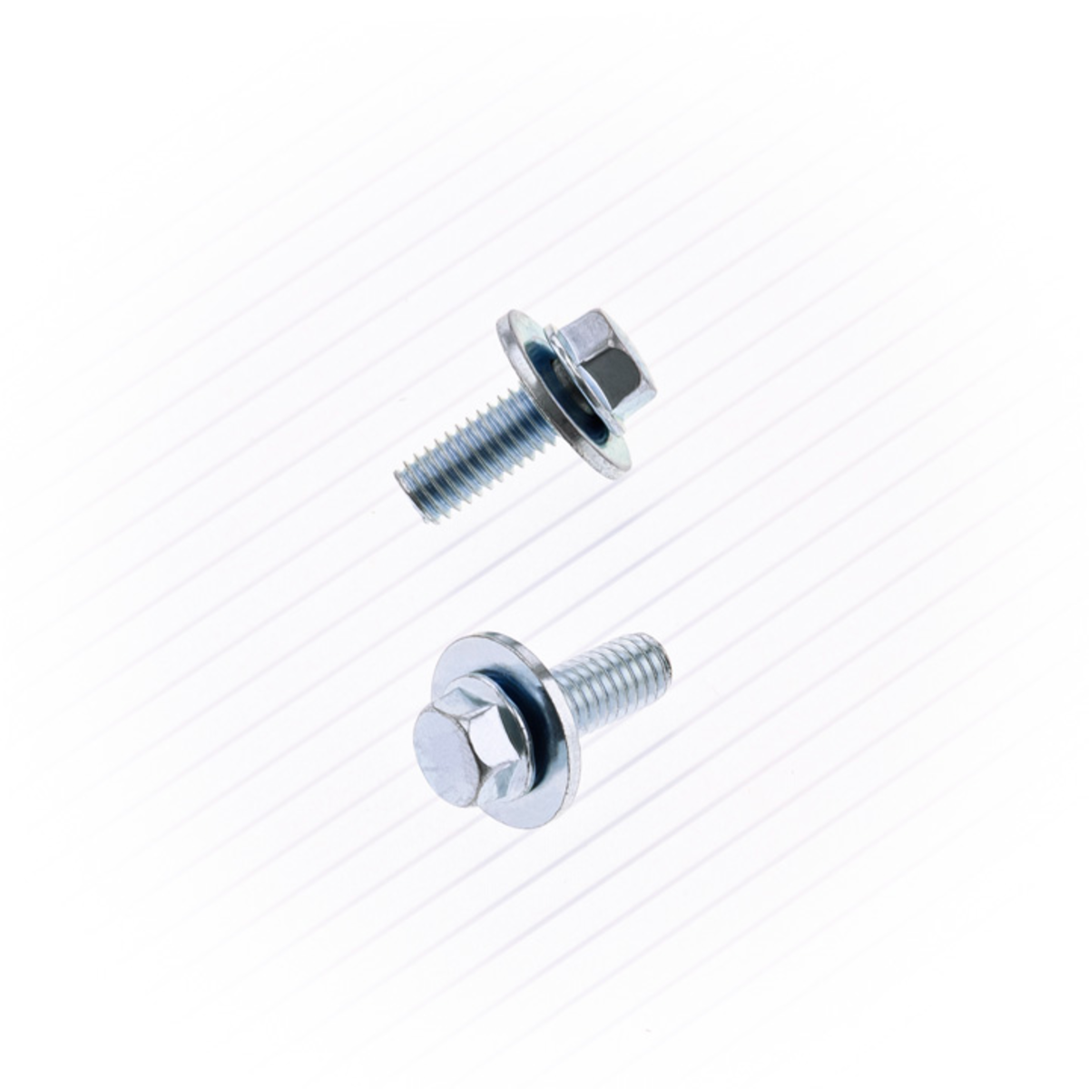 M6X1.0X16 8Mm Hex Flange /16Mm Washer
