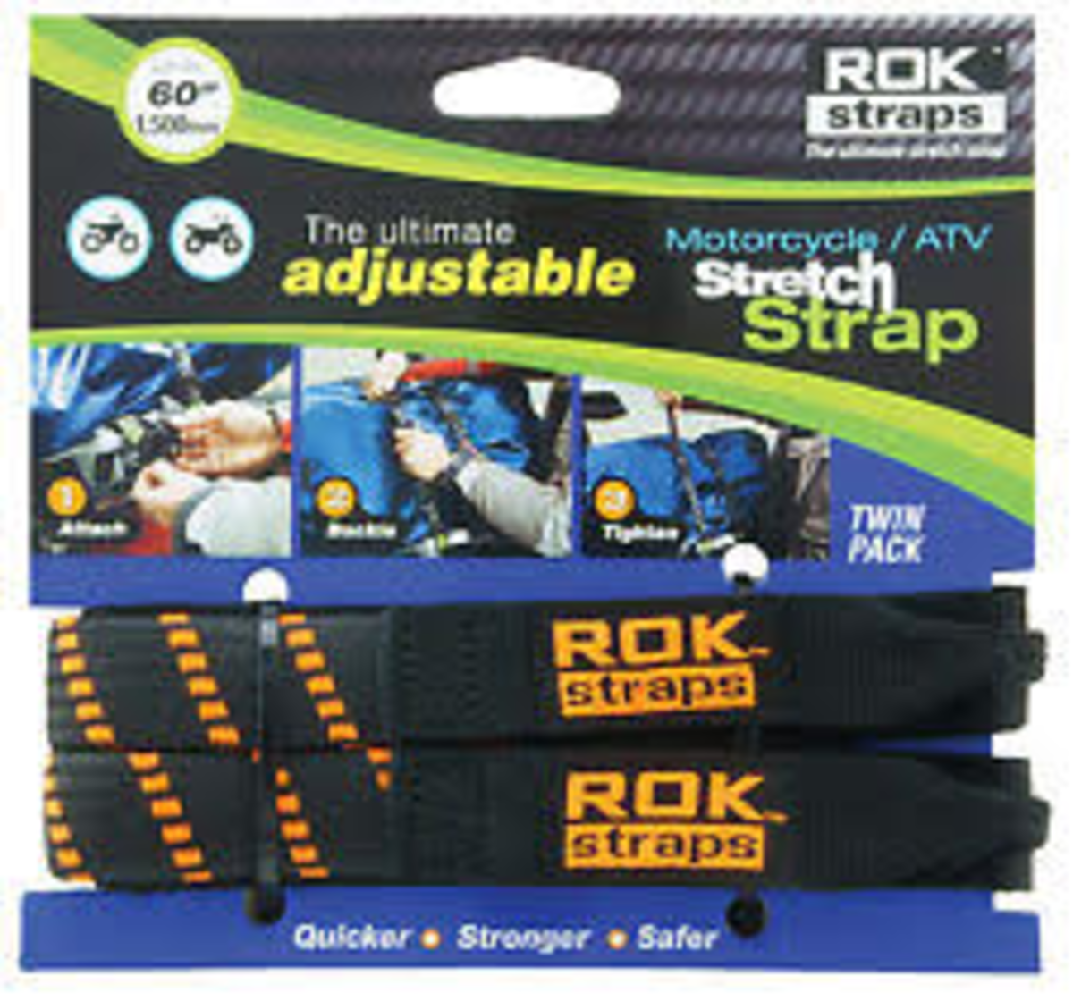 Rok-St 450 Mc Hd 60 1 Black/Org.Stripes