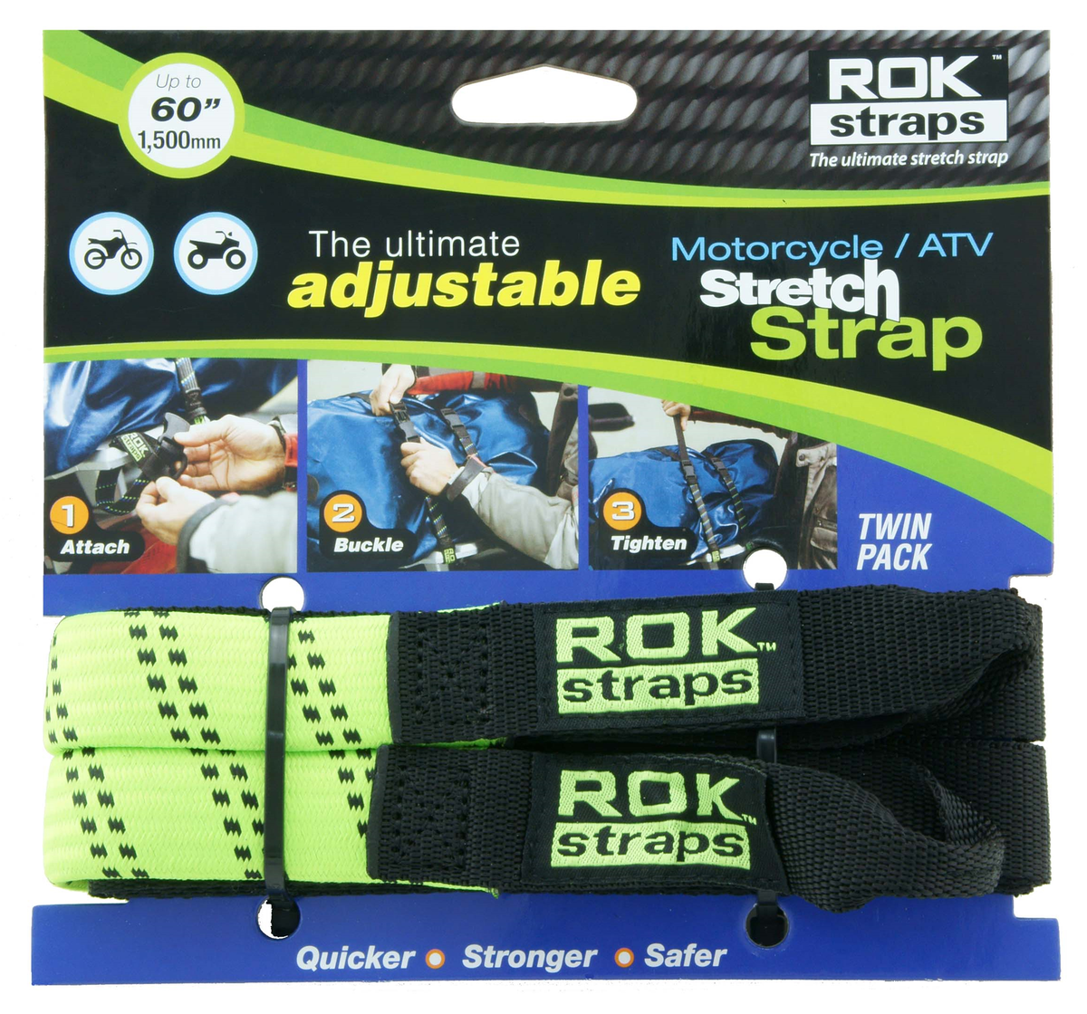 Rok-St 450 Mc Hd 60'X1 Hi-Vis Grn/Blk