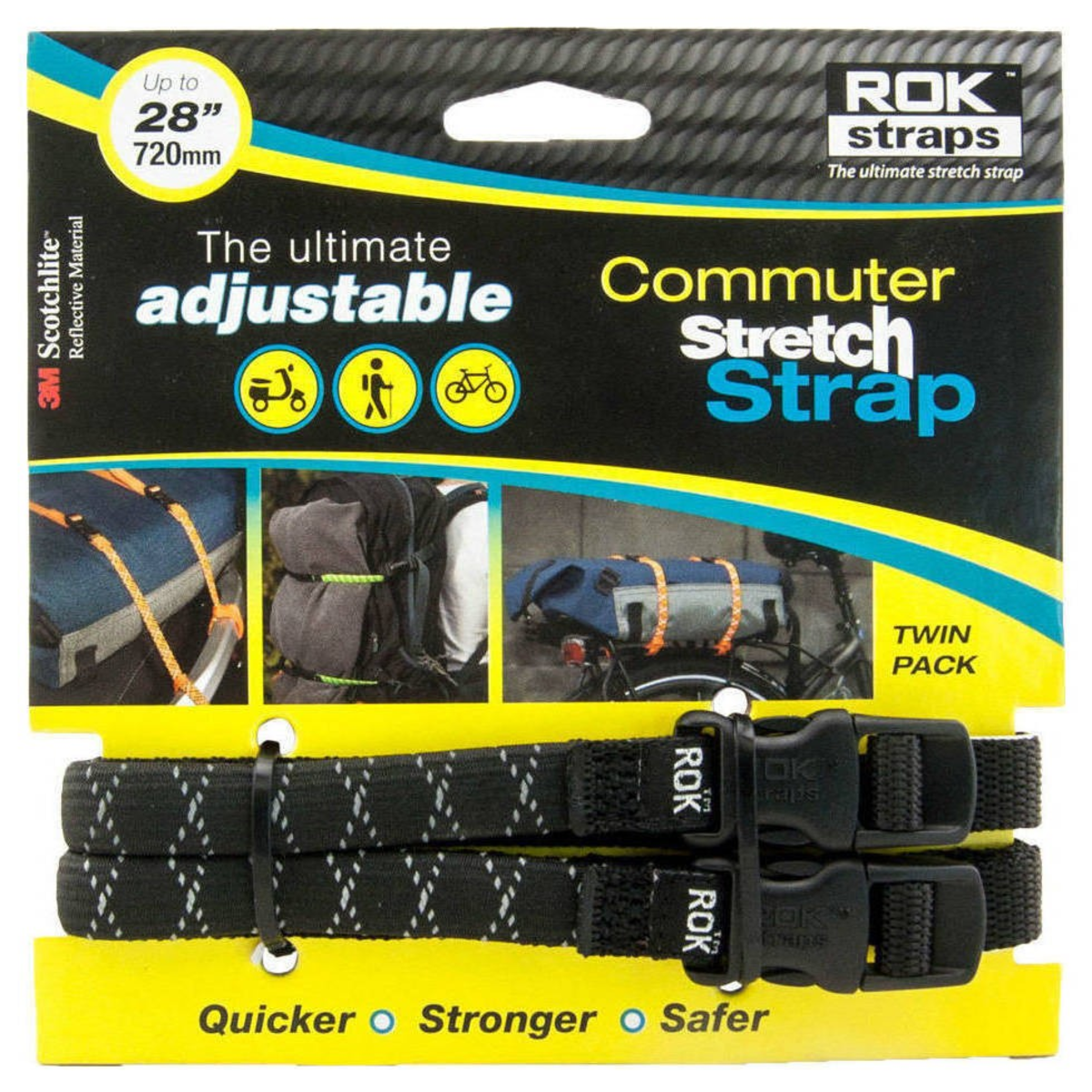 Light Duty 1/2 Blk Reflect 28 X 5/8