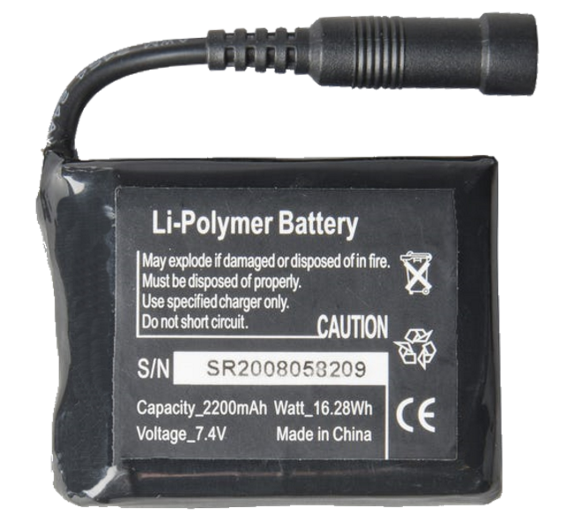 Hg-1 7.5 Volt Lithium Battery (Ea)