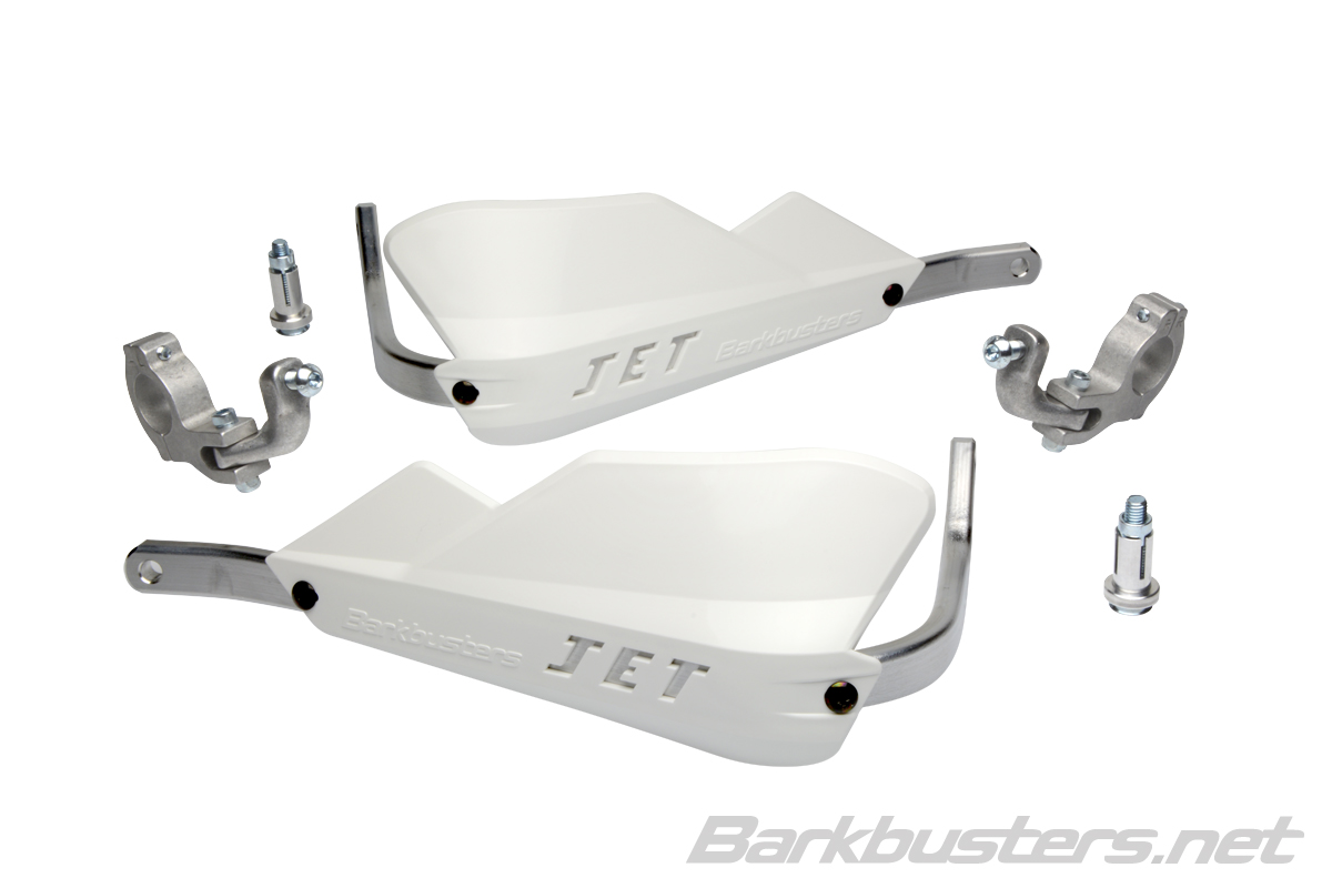 Jet Hguard J2 White Tapered Bar