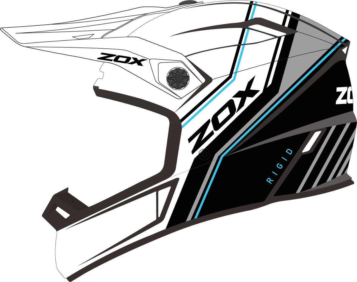 Rage Rigid Blk/Pearl Wht L