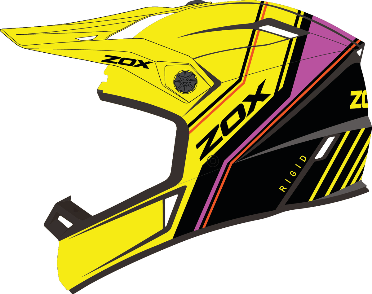 Rage Rigid Blk/Pink/Neon Yel L