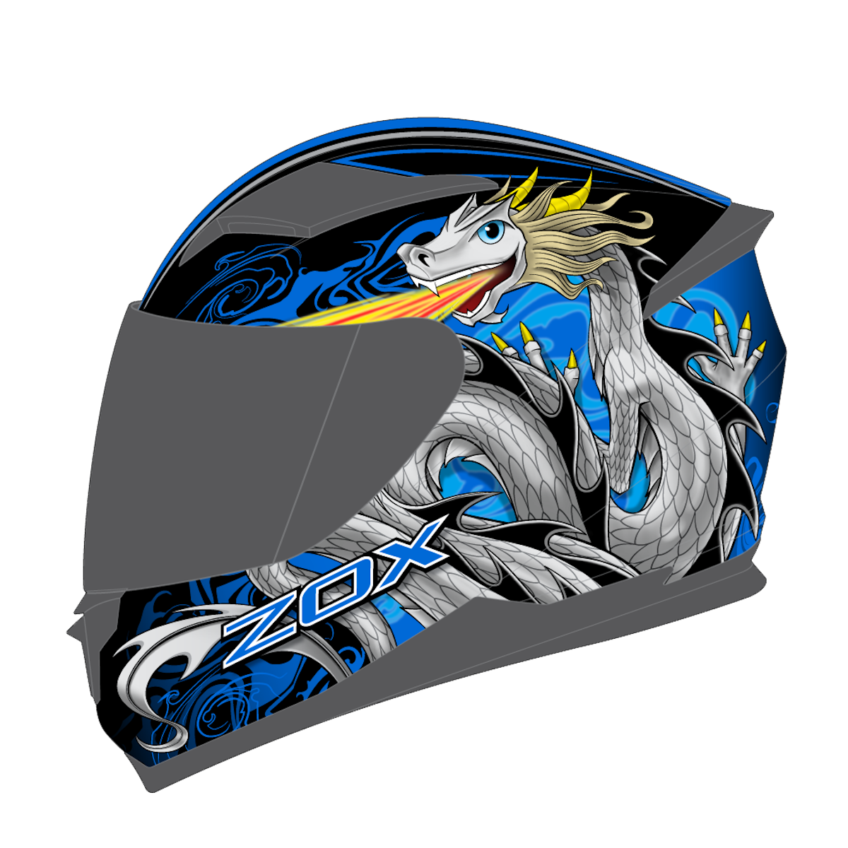 Sonic Jr Drago Black/Blue L