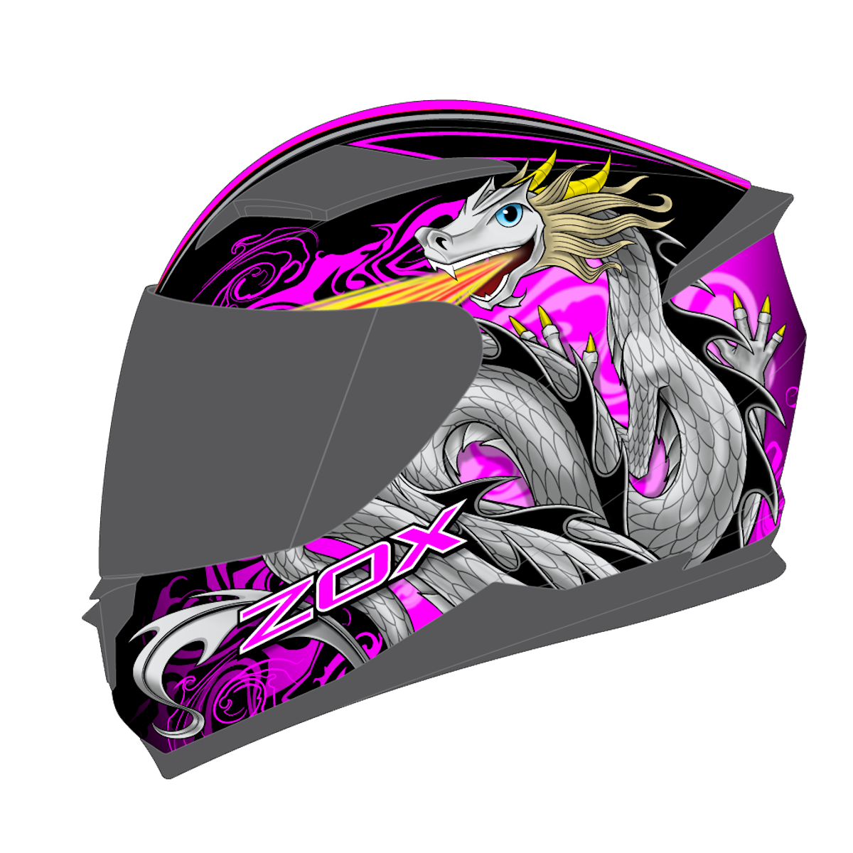 Sonic Jr Drago Black/Pink S