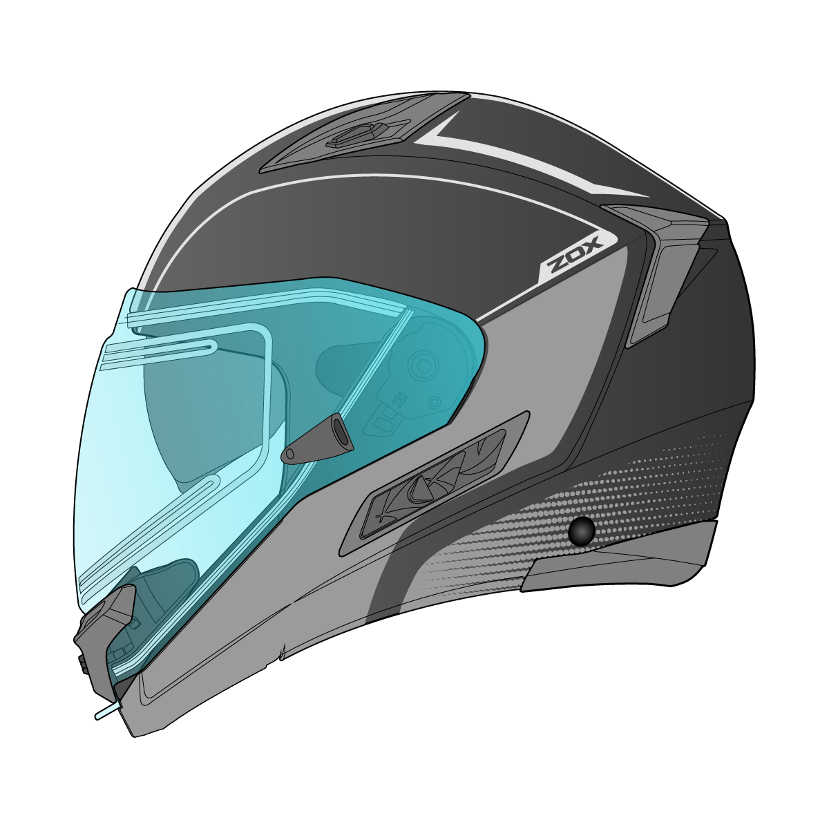 Condor Evo Sne Liv Blk/Grey S