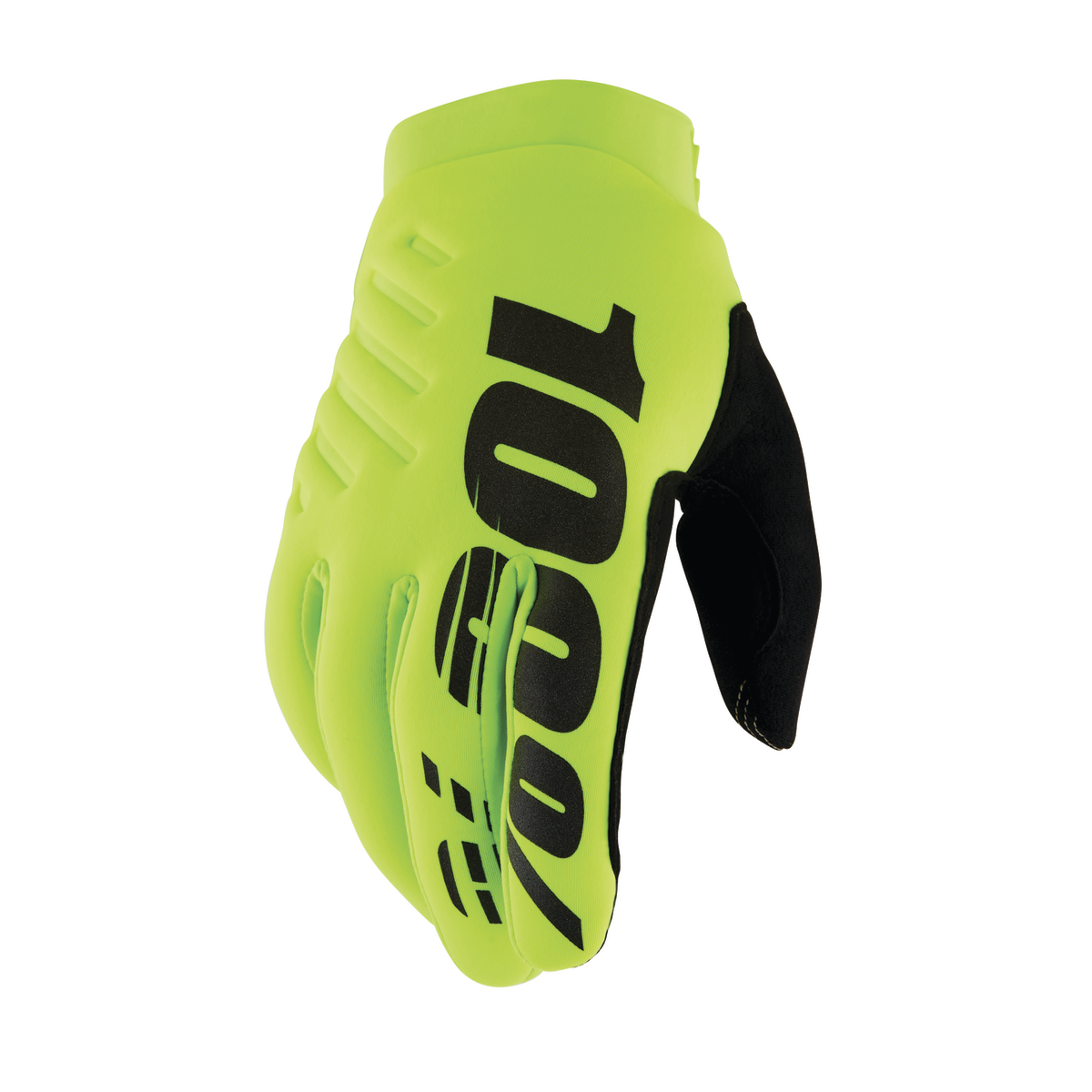 Brisker Yth Glv Fluo Yel/Blk L