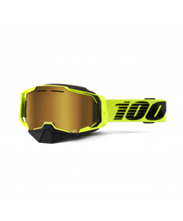 Armega Snow Neon Yel-Gold Mirror Lens