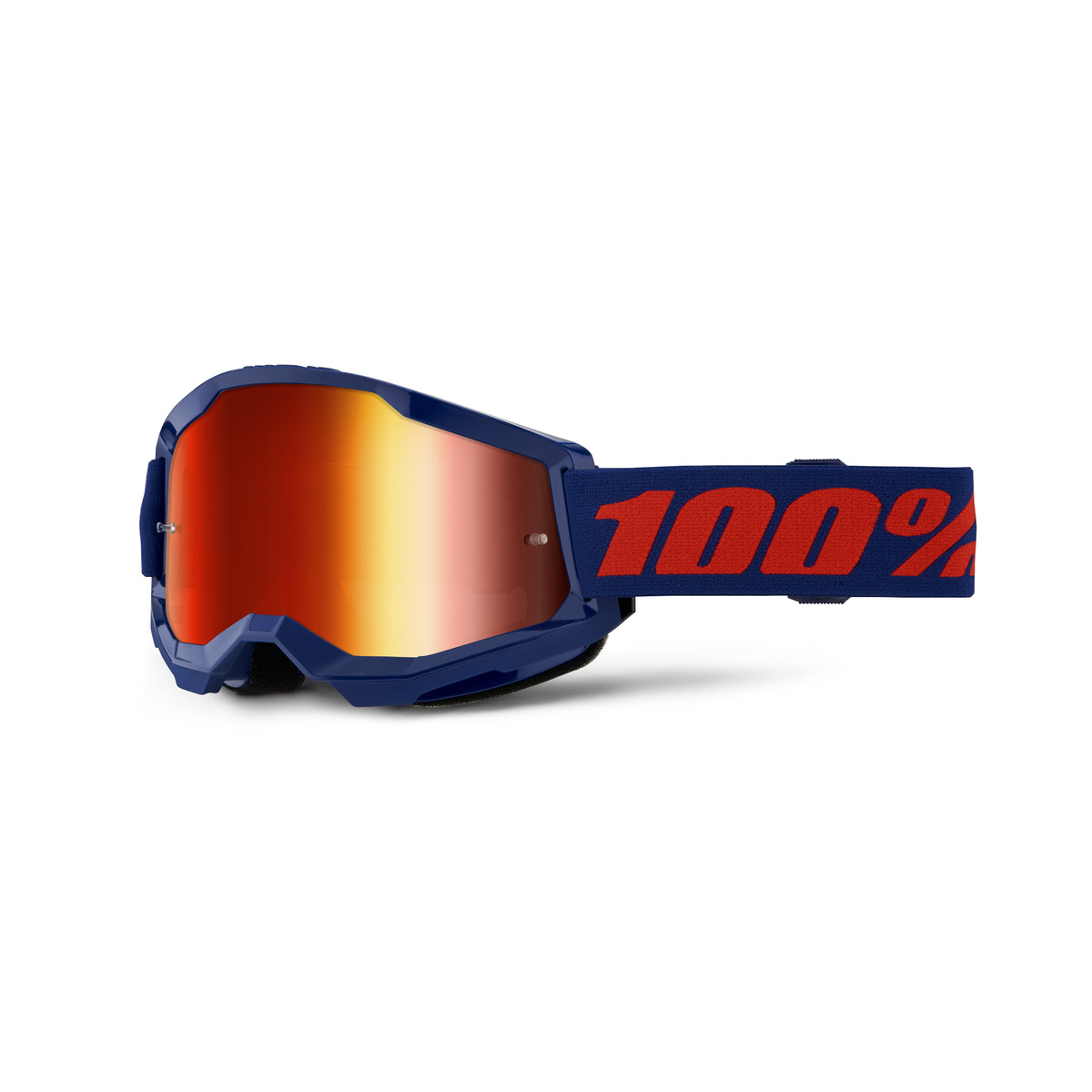 Strata 2 Gog Navy Mirror Red Lens
