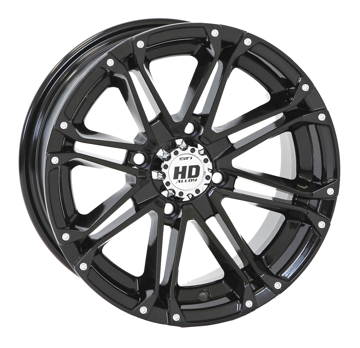 12X7 4/110 5+2 Hd3 Gloss Black Whl