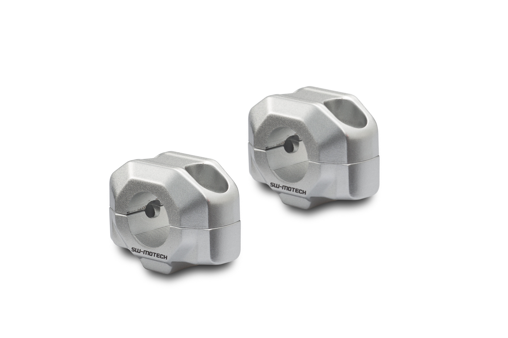 Bar Riser 15Mm For 22Mm Bar Silver