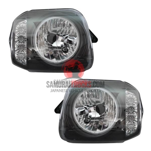 Premium LED front turn signal lamp with CCFL ring, position light function, and
