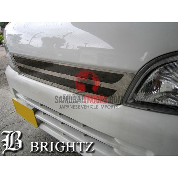 Hijet Truck S211P Super Mirror Stainless Steel Plated Grill Cover A Front