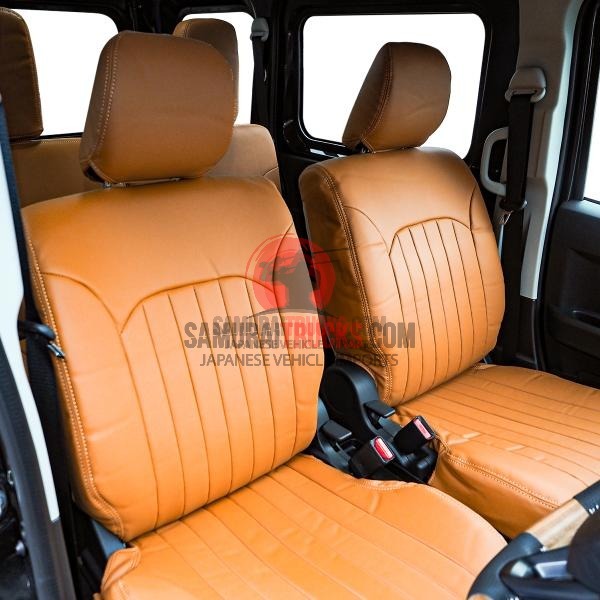 Atrai Samurban 700 Series Seat Cover PVC Leather Brown Camel Custom Parts