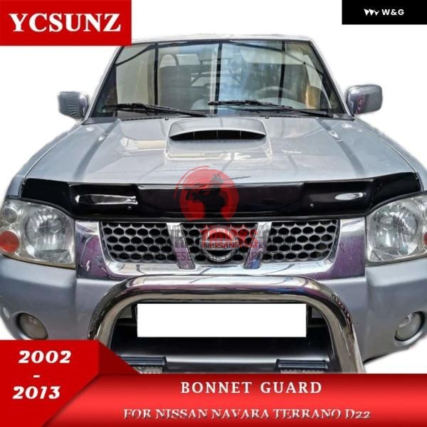 Acrylic Bonnet Guard Nissan Navara D22 2002-13 Car Exterior