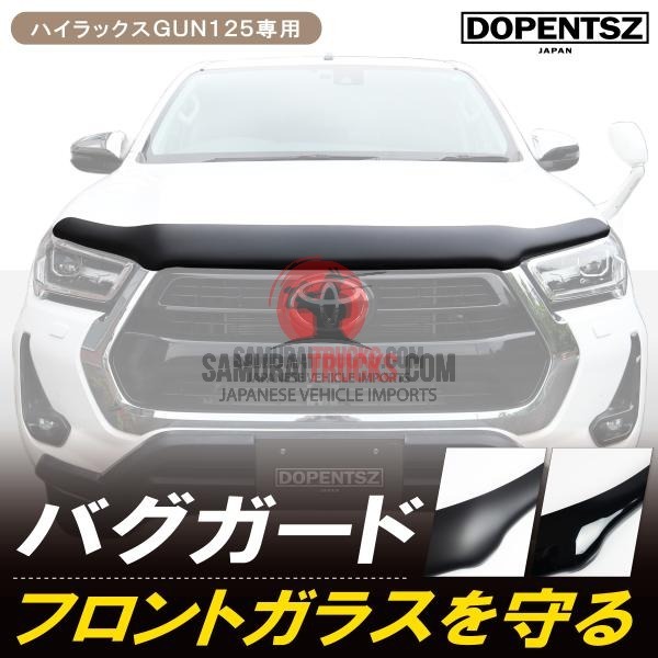 Hilux GUN125 Bug Guard Bonnet Protector Bonnet Guard Toyota Insect Guard Hood
