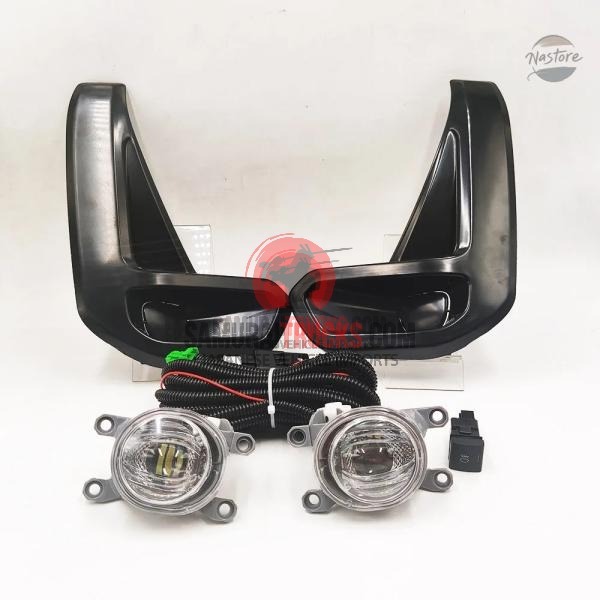 Toyota cover grill fog lamp led Hilux Revo