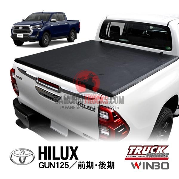 WINBO Genuine Toyota Hilux GUN125 Early Late Tri-fold Soft Tonneau Cover Bed