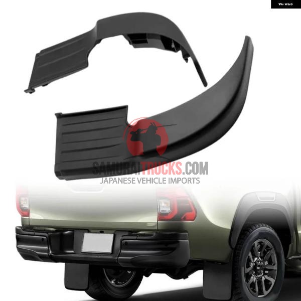 Toyota Hilux SR5 Revo Rocco 4X2 4X4 2015 - 19 Rear Bumper Step Plate 2 Pieces
