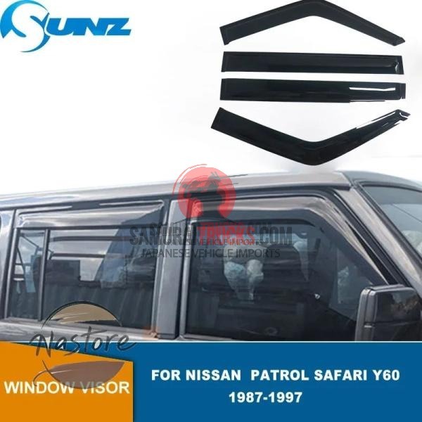 Y60 Nissan Nissan Guard Window Visor Patrol Safari 1987-1990-1993-1996 1997 Sun