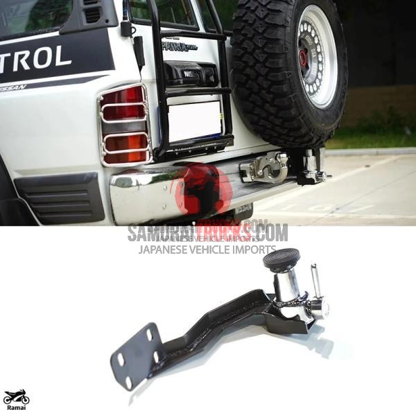 Rear re tire Jack Nissan Patrol Y60 re tire Lifter Patrol Y60 tailgate Tow Hook
